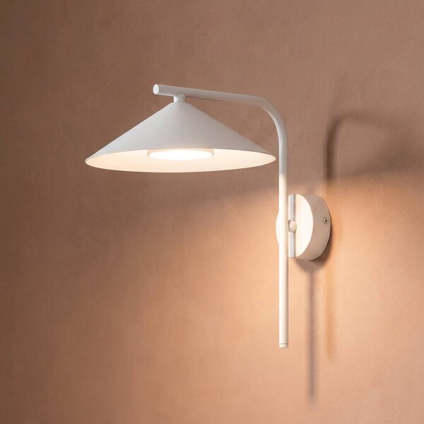 Applique da parete Lume S TK Lighting, dimmerabile, Alluminio / Grigio / Zincato, Soggiorno / Sala da pranzo, Metallo, Moderno, Applique