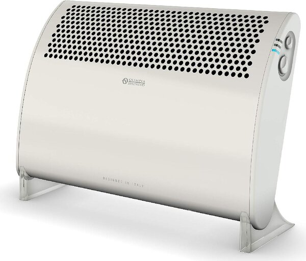 OLIMPIA SPLENDID Termoconvettore a pavimento Stufa elettrica per Riscaldamento Potenza 2000 Watt con Termostato - 99552 - Caleo 2 Turbo