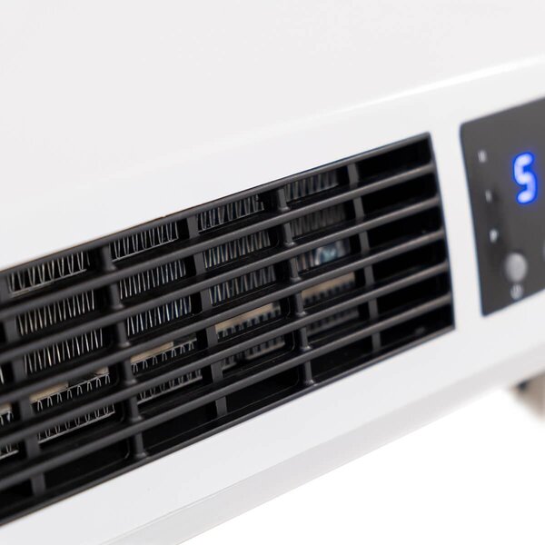 PLEINAIR Termoconvettore Parete Stufa elettrica per Riscaldamento Potenza 2000 Watt Timer - TC-TPD2000