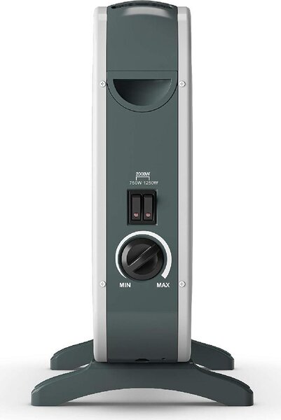 OLIMPIA SPLENDID Termoconvettore Stufa elettrica per Riscaldamento Potenza 2000 Watt con Termostato - 99296 CALEO METAL