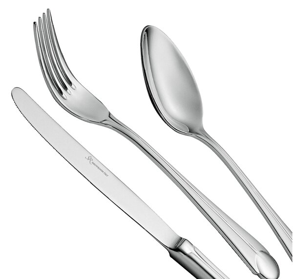 Servizio Posate 75 Pezzi NACRE in acciaio inox 18/10 lucidato a specchio Forgiato in confezione regalo