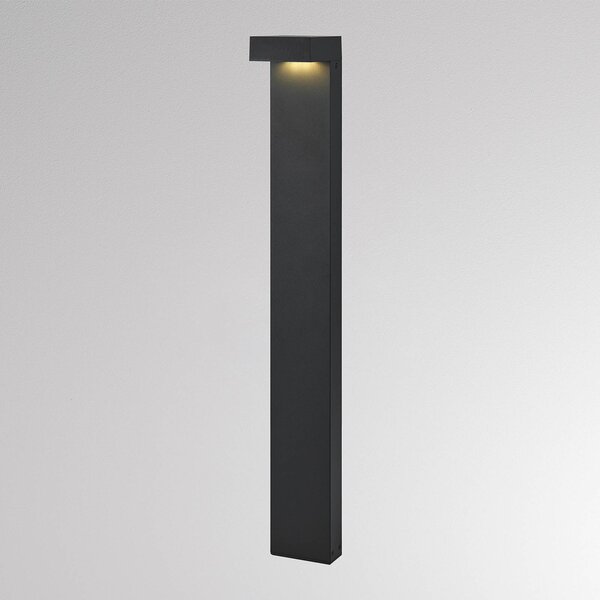 Molto Luce Lampione a LED ATO, altezza 85 cm, accensione/spegnimento, antracite, IP65, ATO, Nero, Alluminio, Moderno