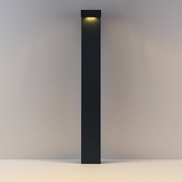 Molto Luce Lampione a LED ATO, altezza 85 cm, accensione/spegnimento, antracite, IP65, ATO, Nero, Alluminio, Moderno