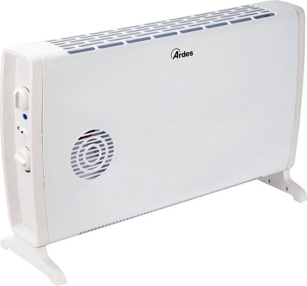 Ardes Termoconvettore Stufa Elettrica per riscaldamento Potenza 2000 Watt Turbo colore Bianco - AR4C05 Smoothy