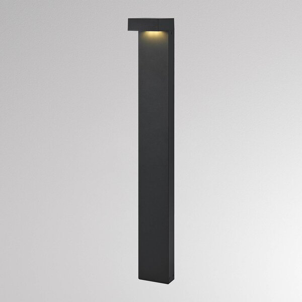Molto Luce Lampione a LED ATO, altezza 85 cm, DALI, antracite, IP65, metallo dimmerabile, Nero, Alluminio, Moderno