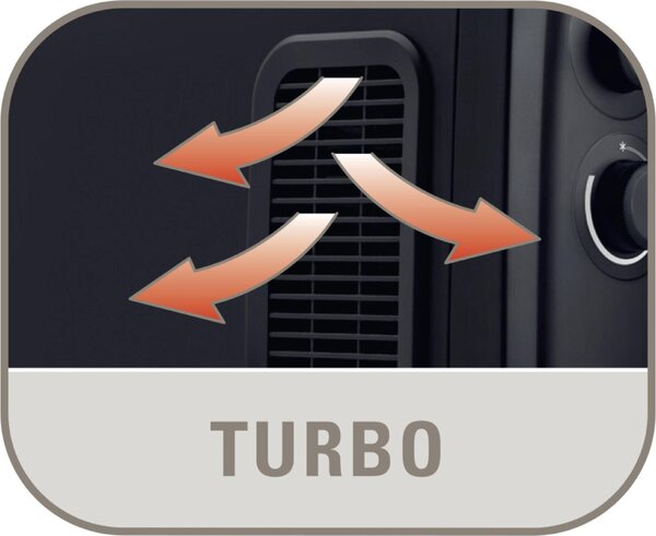 Rowenta Termoconvettore Stufa elettrica per Riscaldamento Potenza 2400 Watt con Termostato - CO3035 Vectissimo Turbo