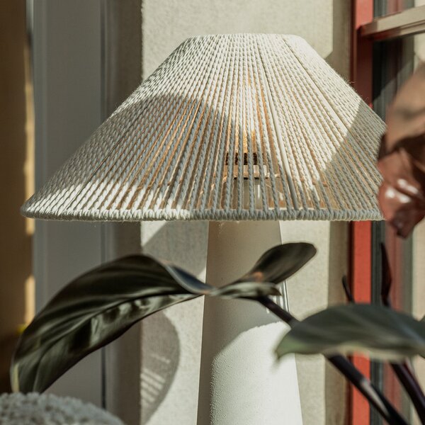 Lampade da tavolo Markslöjd, Favoro, Beige, Soggiorno, Ceramica