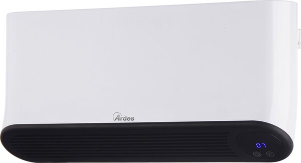 Ardes Termoventilatore Ceramico a Parete 2000 Watt Stufa elettrica con Termostato Telecomando e Timer Ventilazione estiva - AR4W05P