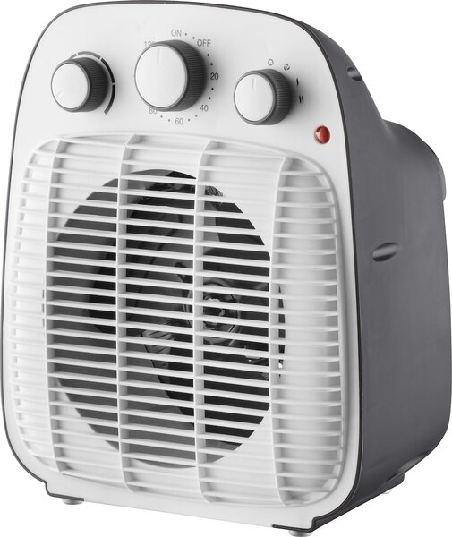 DCG Termoventilatore Caldobagno Stufa elettrica per Riscaldamento Potenza 2000 Watt con Termostato Regolabile - HL9728