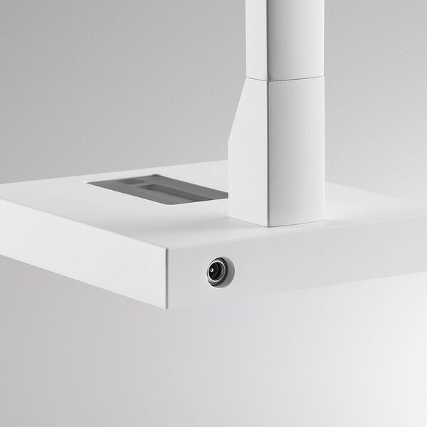 Molto Luce Lampada da scrivania FLOYD PRO, dimmerabile, Bianco / Opale, Studio / Ufficio, Alluminio, Moderno, Lampada da tavolo
