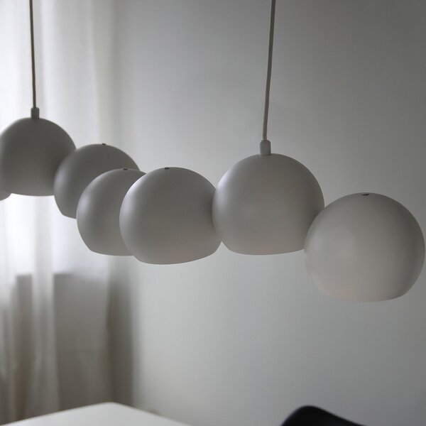 Lampada a sospensione Markslöjd, Cupolo, dimmerabile, Bianco, Soggiorno, Metallo, Moderno
