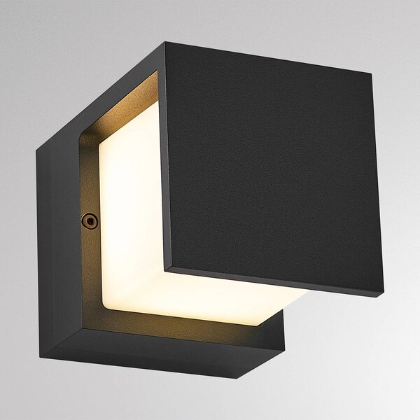 Molto Luce Applique da esterni FYNN-Y, Nero, Alluminio, Moderno, Applique da esterni