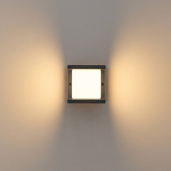 Molto Luce Applique da esterni FYNN-U, Nero, Alluminio, Moderno, Applique da esterni
