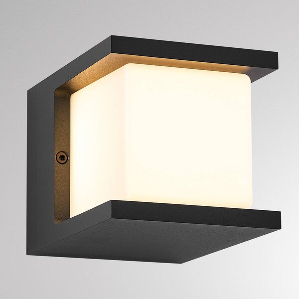 Molto Luce Applique da esterni FYNN-U, Nero, Alluminio, Moderno, Applique da esterni