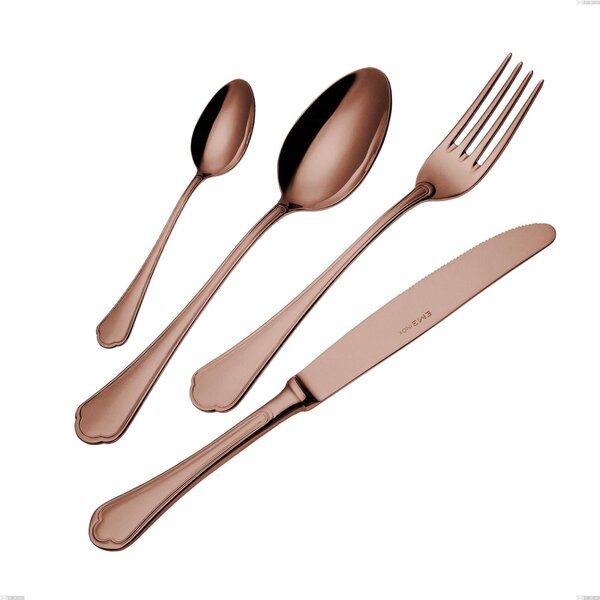 Coltello pesce Domus Chocolate, Acciaio 18/10, spessore 3 mm