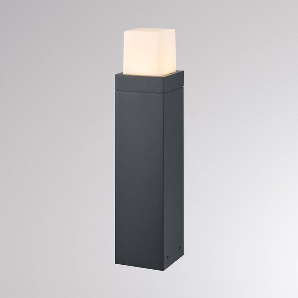 Molto Luce Lampione a LED FYNN-O, altezza 45 cm, antracite, CCT IP65 on/off FYNN-O, Nero, Alluminio, Moderno