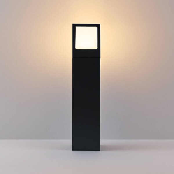 Molto Luce Lampione a LED FYNN-X, altezza 45 cm, antracite, CCT IP65 on/off FYNN-X, Nero, Alluminio, Moderno