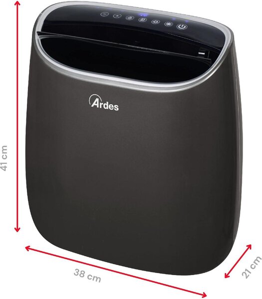 Ardes Termoventilatore Ceramico Funzione Ionizzante Stufa elettrica Caldobagno Potenza 2200 Watt con Termostato Timer e Telecomando - AR4P17 Stone