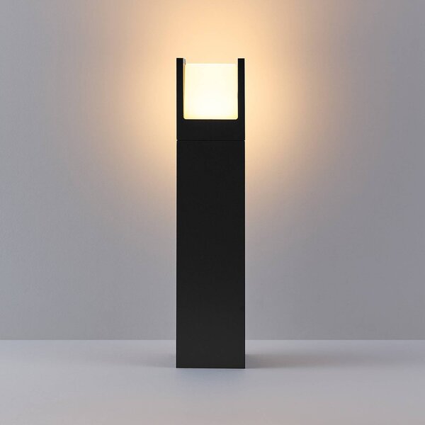 Molto Luce Lampione a LED FYNN-U, altezza 45 cm, antracite, CCT IP65 on/off FYNN-U, Nero, Alluminio, Moderno