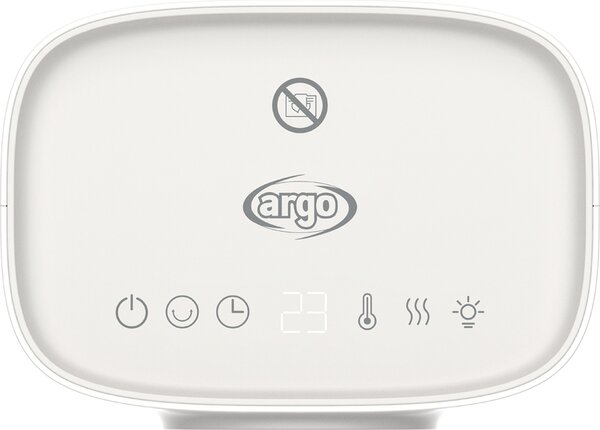 Argo Termoventilatore Ceramico Stufa elettrica 2000 Watt colore Bianco - 191070210 Bobo