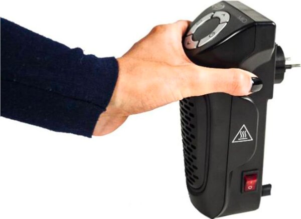 Argo Termoventilatore Ceramico Mini Stufa elettrica Potenza 350 watt colore Nero - Mio