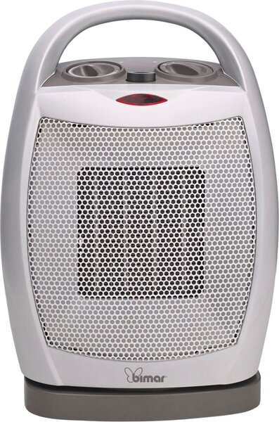 Bimar Termoventilatore ceramico Stufa elettrica Caldobagno Potenza 1800 Watt Oscillante con Termostato - HP104