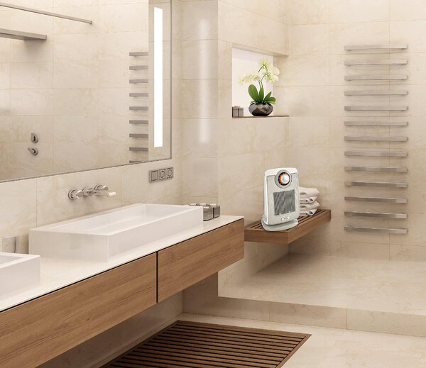 Argo Termoventilatore Ceramico Stufa elettrica Caldobagno Potenza 2000 Watt Oscillante con Termostato - BEAT ICE