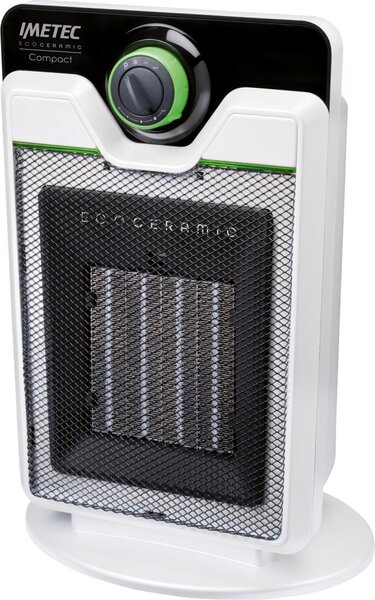 Imetec Termoventilatore Ceramico Stufa elettrica Caldobagno Potenza 2000 watt colore Nero Bianco - CFH1 100