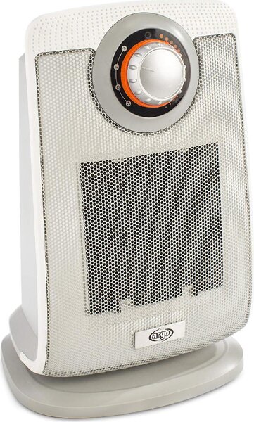 Argo Termoventilatore Ceramico Stufa elettrica Caldobagno Potenza 2000 Watt Oscillante con Termostato - BEAT ICE