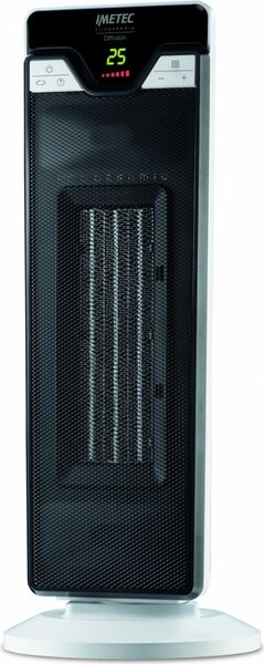 Imetec Termoventilatore Ceramico Stufa elettrica Caldobagno Potenza 2200 watt colore Nero Bianco - CFH2 100