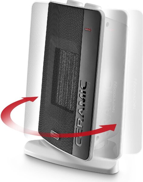 De Longhi Termoventilatore Ceramico Stufa elettrica Caldobagno Potenza 2200 Watt con Termostato - DCH7032