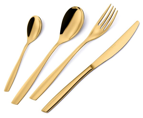 Confezione a libro 1 pezzo pala torta Eleven PVD Gold, Acciaio 18/10 lucido, spessore 2.5 mm, PVD oro