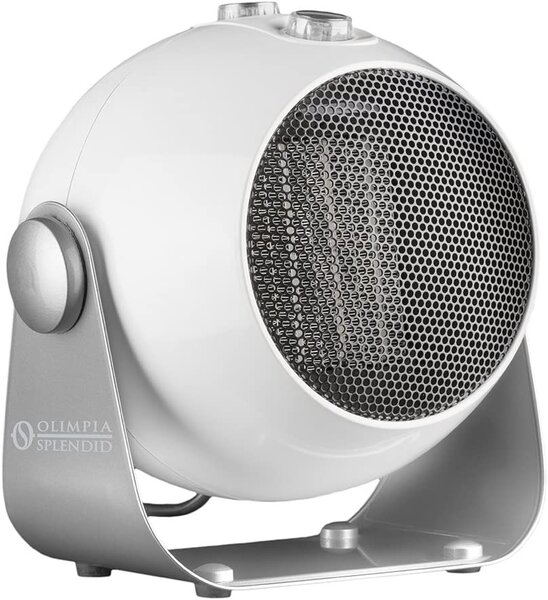 OLIMPIA SPLENDID Termoventilatore Ceramico Stufa elettrica Caldobagno Potenza Max 1800 Watt con Termostato Funzione Anti-Gelo - 99447 Caldodesign