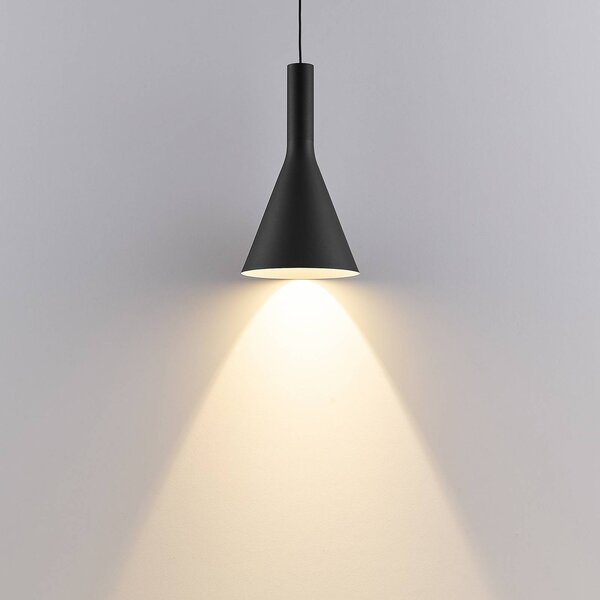 Molto Luce Lampada a sospensione LORA I, dimmerabile, Nero, Soggiorno / Sala da pranzo, Metallo, Moderno, Lampada a sospensione