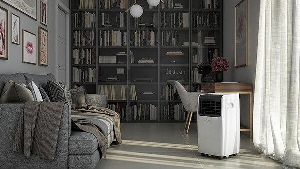 OLIMPIA SPLENDID Condizionatore Portatile 10000 Btu/h Climatizzatore Classe A Funzione Deumidificazione WiFi - Dolceclima Compact 10 MBB 02473
