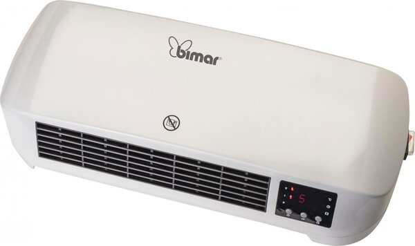 Bimar Termoventilatore Ceramico Stufa elettrica Potenza 2000 Watt Oscillante con telecomando Timer e termostato - HP090