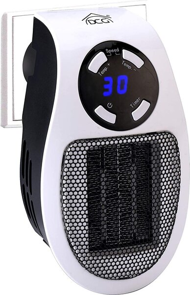 DCG Termoventilatore Ceramico Stufa elettrica Potenza 500 Watt Termostato - PTC04