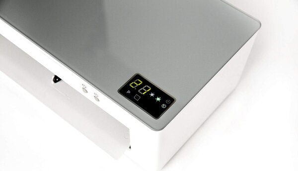 Argo Termoventilatore da parete Ceramico Stufa elettrica Potenza 2000 Watt con Telecomando e Timer - CHIC SILVER ECO