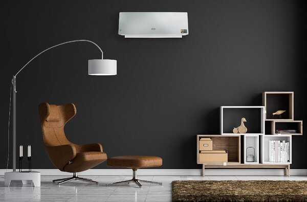 Argo Termoventilatore da parete Ceramico Stufa elettrica Potenza 2000 Watt con Telecomando e Timer - CHIC SILVER ECO