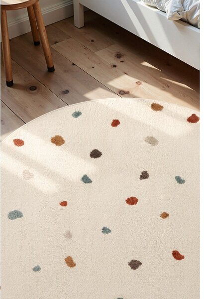 Tappeto per bambini color crema ø160 cm Funny Dots – Hanse Home