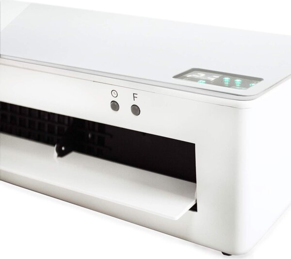 Argo Termoventilatore da Parete Stufa elettrica Potenza 2000 Watt Programmatore settimanale con Telecomando - 191070198 Chic White