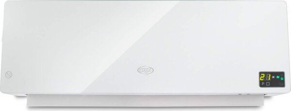 Argo Termoventilatore da Parete Stufa elettrica Potenza 2000 Watt Programmatore settimanale con Telecomando - 191070198 Chic White