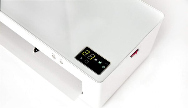 Argo Termoventilatore da Parete Stufa elettrica Potenza 2000 Watt Programmatore settimanale con Telecomando - 191070198 Chic White
