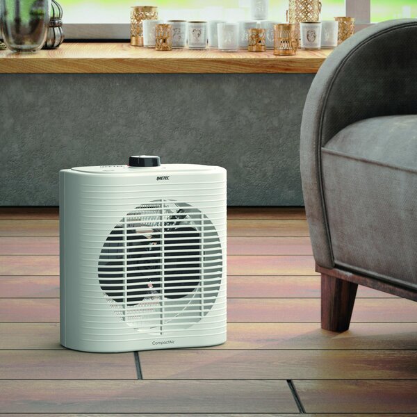 Imetec Termoventilatore Stufa elettrica 2000 Watt colore Nero - 4032 Compact Air