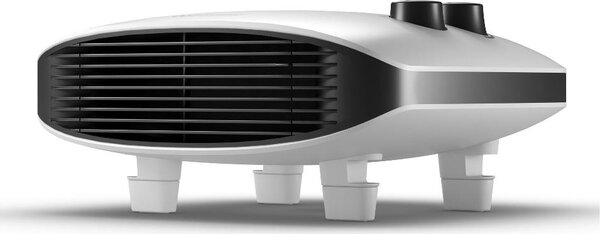 OLIMPIA SPLENDID Termoventilatore Stufa Elettrica Caldobagno 1800W Volume Riscaldabile 55 mt cubi colore Bianco e Nero Caldo - 99240
