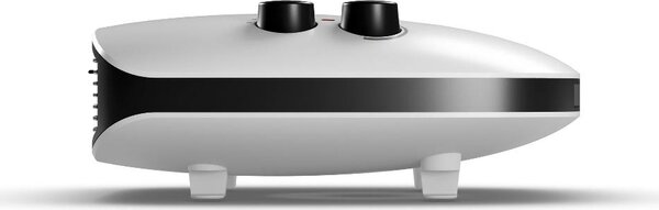 OLIMPIA SPLENDID Termoventilatore Stufa Elettrica Caldobagno 1800W Volume Riscaldabile 55 mt cubi colore Bianco e Nero Caldo - 99240