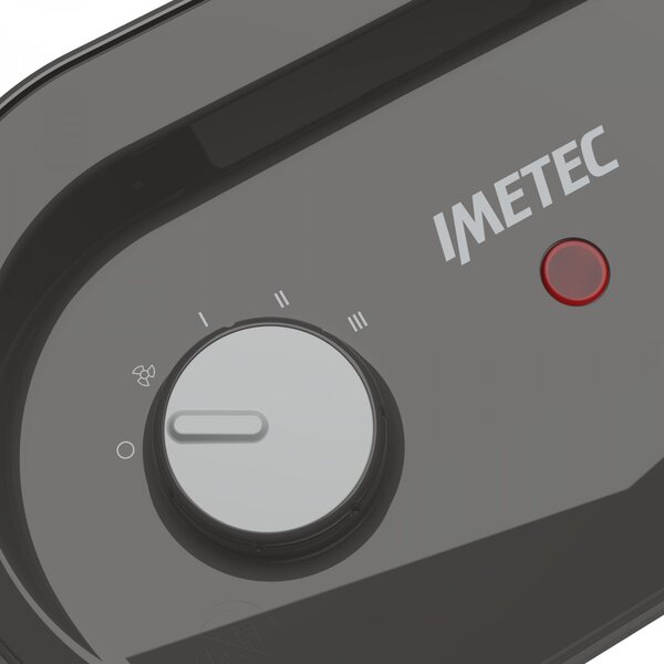 Imetec Termoventilatore Stufa elettrica 2100 Watt colore Nero - 4028 Silent Power Comfort