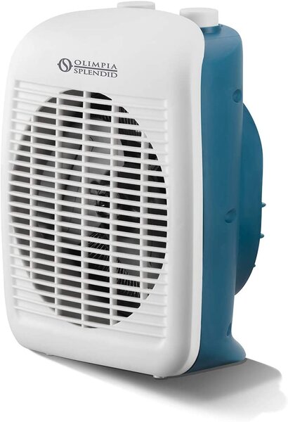 OLIMPIA SPLENDID Termoventilatore Stufa elettrica Caldobagno Potenza 2000 Watt con Termostato - 99338 Caldo Relax