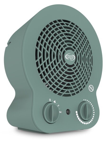 Argo Termoventilatore Stufa elettrica Caldobagno Potenza 2000 Watt colore Menta - DORIMINT