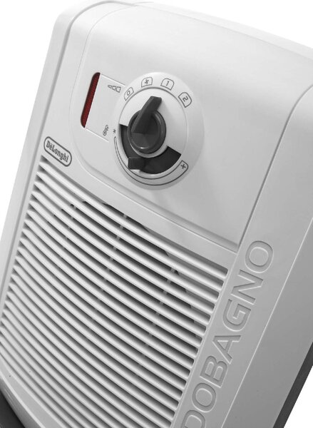 De Longhi Termoventilatore Stufa elettrica Caldobagno Potenza 2000 Watt con Termostato - HBC 3030